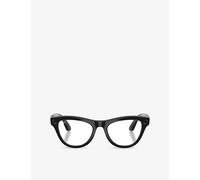 Ray - Ban Unisex Ray - Ban Meta RW4014 Skyler 601/CH - GEN 2 Sunglasses Injected Black Transparent Geometric Transitions Photochromatic