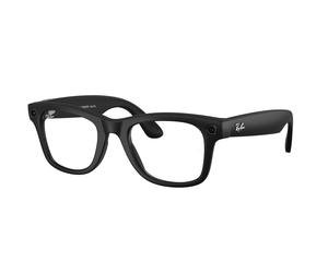 Ray - Ban Meta RW4012 Wayfarer 601S1Z - GEN 2 Unisex Sunglasses Injected Black Transparent Squared Transitions Photochromatic