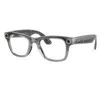 Ray-Ban Meta RW4012 Wayfarer Men's Glasses, Clear, Size 50
