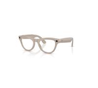 Ray-Ban Meta Shiny Chalky Grey Frame Blue Lenses AI Glasses