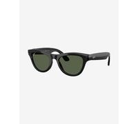 Ray-Ban Meta Skyler Sunglasses Shiny Black with G-15 Green Lenses