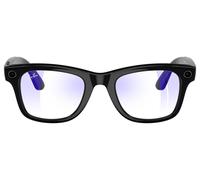 RAY-BAN Meta Wayfarer Glasses - Shiny Black, Clear
