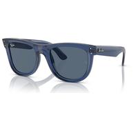 Ray-Ban Unisex RW4012 Ray-Ban | Meta Wayfarer - Frame color: Cosmic Blue, Lens color: Clear/Sapphire