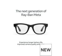 Ray-Ban Meta AI Glasses Black Frame Clear Lenses