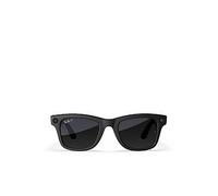Ray-Ban Meta Wayfarer Glasses - Matte Black, Polarised Gradient Graphite, One Colour, Women One Colour