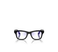 RAY-BAN Meta Wayfarer Glasses - Shiny Black, Clear