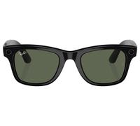Ray-Ban Meta Wayfarer L - Shiny Black, G15 Green