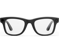 RAY-BAN Meta Wayfarer Large Glasses - Matte Black, Clear to G15 Green Transitions