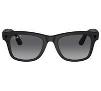 Ray - Ban Unisex Meta RW4006 Wayfarer 601ST3 Sunglasses Injected Black Grey Squared Polarized Shaded