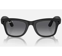 Ray - Ban Unisex Meta RW4006 Wayfarer 601ST3 Sunglasses Injected Black Grey Squared Polarized Shaded