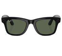 RAY-BAN Meta Wayfarer Glasses - Shiny Black, Clear