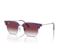 Ray - Ban Kid RJ9116S JUNIOR NEW CLUBMASTER 713136 Sunglasses Injected Violet Grey Geometric Normal Shaded