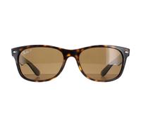 Ray - Ban Unisex RB2132 NEW WAYFARER 902/57 Sunglasses Nylon Turtle Squared Polarized