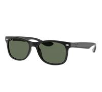 Ray - Ban RJ9052S JUNIOR NEW WAYFARER 100/71 Kid Sunglasses Injected Black Green Squared Normal