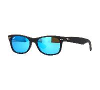 Ray-Ban Sunglasses RB2132 NEW WAYFARER 622/17 black mirror blue