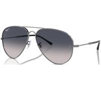 Ray-Ban RB3825 Old Aviator Polarized 004/78 Men's Sunglasses Gunmetal Size 58