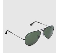 Ray-Ban Old Aviator Sunglasses in Black & Green UK 58cm