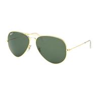 Ray-Ban RB3025 Aviator Gold Green Large 001/58 Polarised