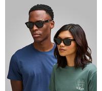 Ray-Ban Wayfarer Mens Sunglasses - Black ~ Crystal Green 50mm