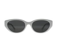 Ray-Ban Oval Polished White Dark Grey Rb4457D Bio Based White One Size