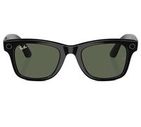 RAY-BAN Meta Wayfarer Glasses - Shiny Black, Clear