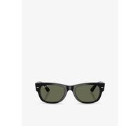 Ray-Ban Ray-Ban Rb0832S Mega Wayfarer II Square-Frame Acetate Sunglasses Black