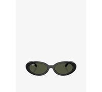 Ray - Ban RB2223 901/31 Woman Sunglasses Acetate Black Green Round Normal