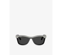 Ray-Ban Ray-Ban Rb2240 Wayfarer Rectangle-Frame Acetate Sunglasses Black