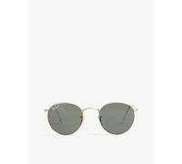 Ray - Ban RB3447 ROUND METAL 112/58 Man Sunglasses Metal Gold G15 Round Polarized