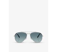 Ray-Ban Ray-Ban Rb3625 Aviator-Frame Metal Sunglasses Silver
