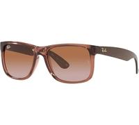 RAY BAN RAY-BAN RB4165 Justin Square Sunglasses 51 MM - LT Brown/Gradient brown