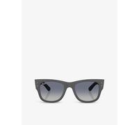 Ray-Ban Ray-Ban Rb4840S Mega Wayfarer Liteforce Square-Frame Peek Sunglasses Grey