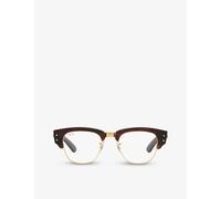 Ray-Ban Ray-Ban Rx0316V Mega Clubmaster Square-Frame Tortoiseshell Optical Glasses Brown