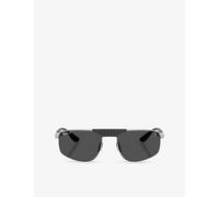 Ray-Ban Ray-Ban x Scuderia Ferrari Rb3776M Metal Sunglasses Silver