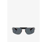 Ray-Ban Ray-Ban x Scuderia Ferrari Rb3776M Metal Sunglasses Silver