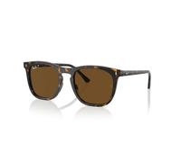 Ray-Ban RB 2210 - Rectangle Square Havana polarized