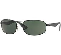 Ray - Ban Man RB3527 006/71 Sunglasses Metal Black Green Squared Normal