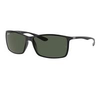 Ray Ban RB 4179 Liteforce Rectangular Sunglasses Black Gray Green