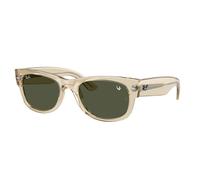 Ray - Ban RB0832S MEGA WAYFARER II 146031 Unisex Sunglasses Acetate Beige Green Squared