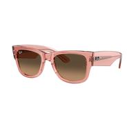 Ray - Ban RB0840S MEGA WAYFARER 684843 Unisex Sunglasses Acetate Pink Squared Normal Nuanced
