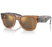 Ray-Ban RB0840S Mega Wayfarer Transparent Brown