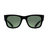 Ray - Ban Unisex Ray - Ban RB0840S MEGA WAYFARER 901/31 Sunglasses Acetate Black Green Squared Normal
