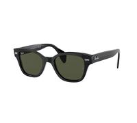 Ray - Ban RB0880S 901/31 Unisex Sunglasses Acetate Black Green Squared Normal