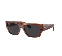 Ray - Ban RB0947S CARLOS 954/48 Unisex Sunglasses Acetate Brown Black Squared Polarized Anti-glare