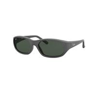 Ray - Ban RB2016 DADDY-O W2578 Unisex Sunglasses Injected Black Green Squared Normal