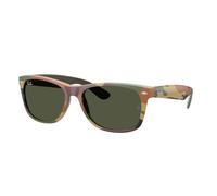 Ray - Ban RB2132 NEW WAYFARER 682331 Unisex Sunglasses Nylon Green Green Squared Normal
