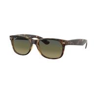 Ray - Ban RB2132 NEW WAYFARER 894/76 Unisex Sunglasses Injected Turtle Blue Squared Polarized