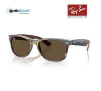 Ray - Ban Unisex Ray - Ban RB2132 NEW WAYFARER 682533 Sunglasses Nylon Brown Brown Squared Normal