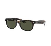 Ray - Ban RB2132F NEW WAYFARER LOW BRIDGE FIT 902L Unisex Sunglasses Nylon Turtle G15 Squared Normal