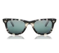 Ray - Ban Unisex Ray - Ban RB2140 WAYFARER 1333G6 Sunglasses Acetate Turtle Silver Squared Polarized Shaded
